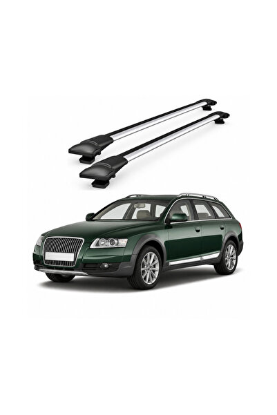 ART Bare portbagaj transversale auto aluminiu compatibile Audi A6 Allroad (C6...
