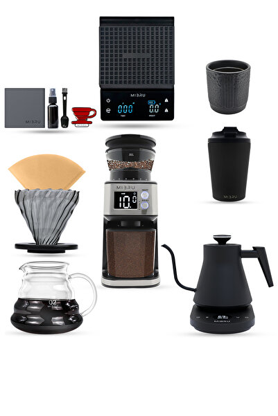 MIBRU V60 Coffee Accessories Pour Over Coffee Set Complete V60 Brewing Kit 12...
