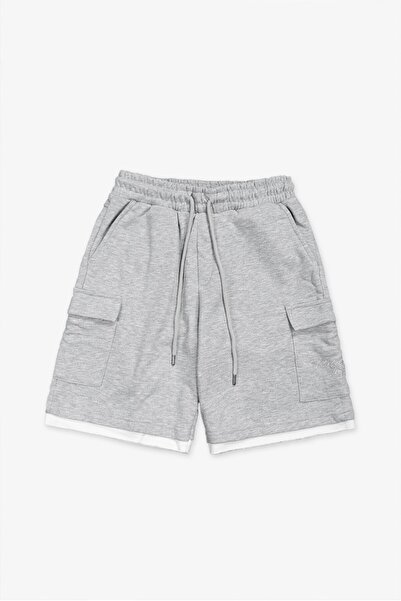 Twobucks Perfectly Erkek Kargo Şort TB2166GRA