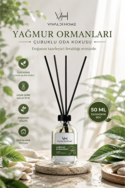Vivaldi Home Yağmur Ormanları Çubuklu Oda Kokusu 50 ml