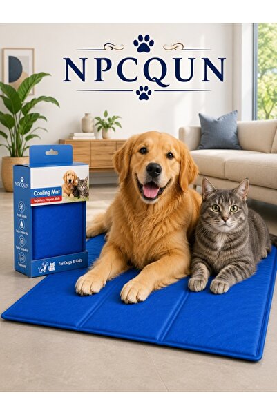 NPCQUN Soğutucu Kedi & Köpek Matı – Kedi & Köpek İçin Serinletici Jel Minder,...