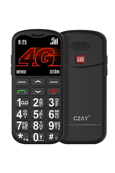 CZAY Telefon Mobil pentru Seniori cu Taste Mari CZAY®,Limba Romana, Volum Put...