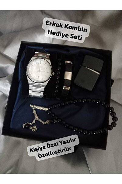 Brality KİŞİYE ÖZEL YAZI YAZILIR , Özel Kutulu ERKEK Kombini, Hediyelik Set (...