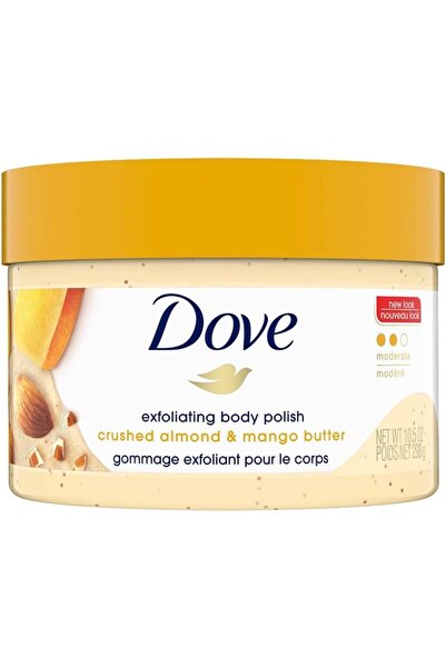 Dove مقشر الجسم بزبدة اللوز المطحونة والمانجو - 10.5 أونصة سائلة