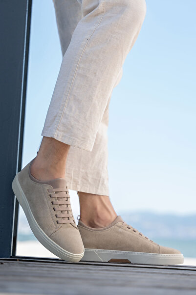 PANORAMA Ανδρικό sneaker από γνήσιο δέρμα σουέντ