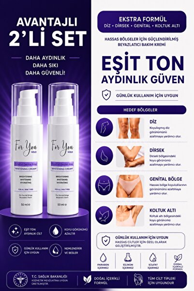 For You Gold Genital Bölge Kararma Karşıtı(KOLTUK ALTI,DİZ,DİRSEK VE DIŞ GENİ...
