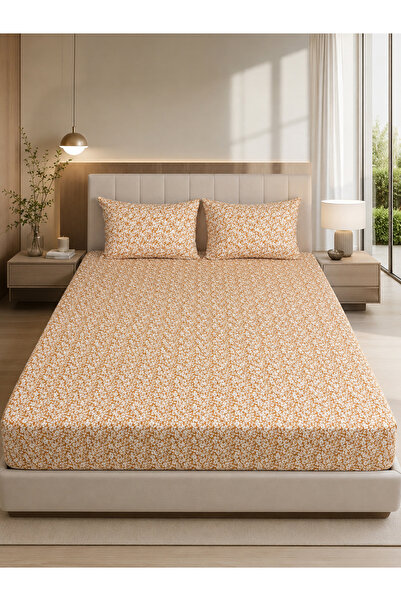 sarra Home Flora Double Size Eco Elastic Bed Sheet Set