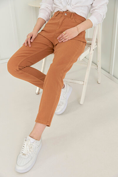 TOFİSA Παντελόνι Gabardine Tan - 11610