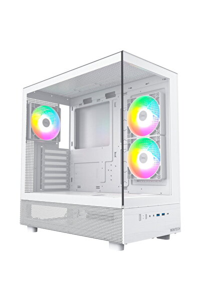 MONTECH Mid Tower Fara sursa XR Alb