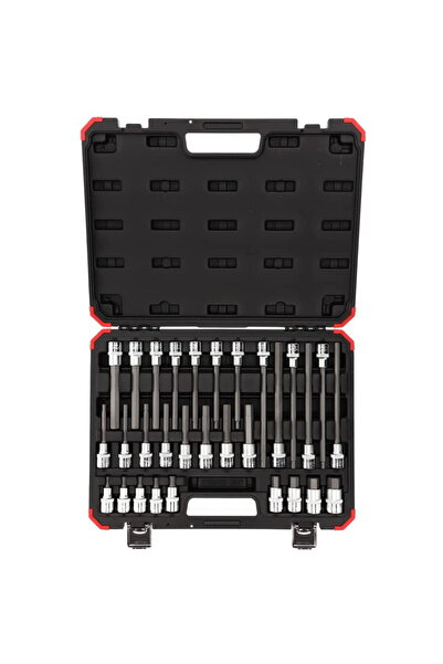 Gedore Set de chei tubulare roșii 1/2 hexagonal 30 piese - 3301573