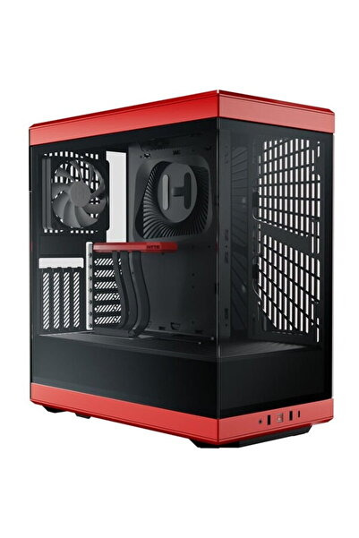 HYTE Y40 S-Tier PCIeATX Middle Tower Fara Sursa Negru- Rosu