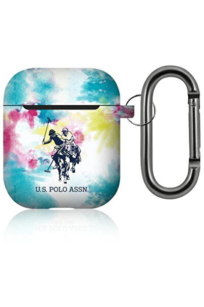 U.S. Polo Assn. US Polo USACA2PCUSML Husă AirPods multicoloră Colecția Tie & Dye