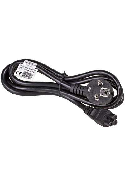 Akyga Cablu de alimentare AK-NB-01C pentru notebook-uri VDE IEC C5 250V/50Hz ...
