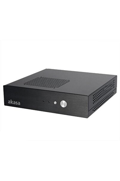 Akasa Carcasă PC Mini ITX Cypher, Super subțire compact THIN, Montabilă VESA,...