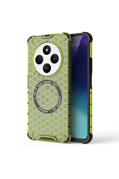 Techsuit Husa transparenta pentru Xiaomi Redmi 14C / Poco C75 - HoneyComb Shi...