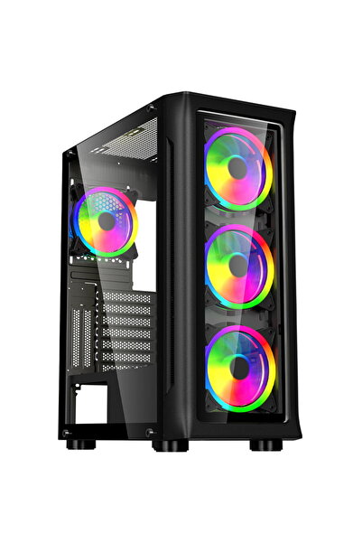 Spacer SP-GC-SHIELD, Mid-Tower, fara sursa, ATX, Black