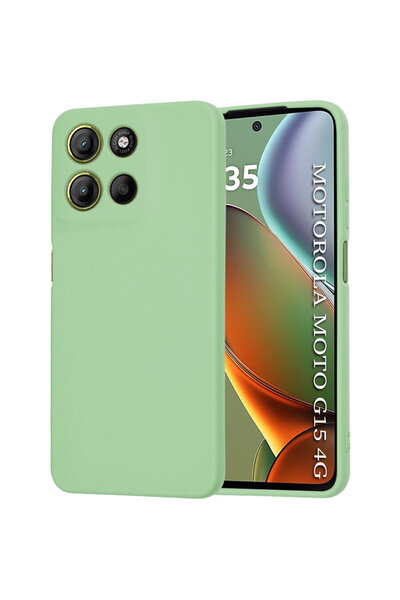 Techsuit Husa pentru Motorola Moto G15 / G15 Power - SoftFlex - Mint Green
