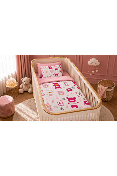 Fabeteks Teddy Bear Cubs Children's Single Digital Baby Bedding Set