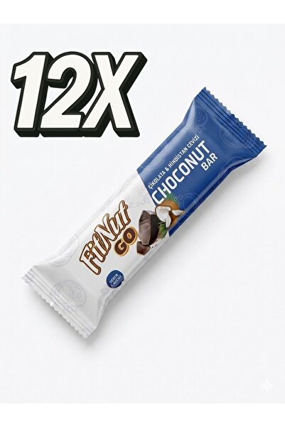 FitNut Şekersiz Choconut Bar-12 Adet X 40gr (Şekersiz Hindistan Cevizi Barı )