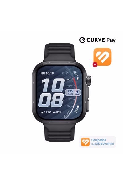Huawei Watch Fit 5 Pro, GPS, Android/iOS, Negru