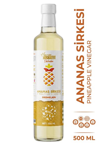 HAVRAN KOCASEYİT Bromelain içeren Ananas Sirkesi 500 ml