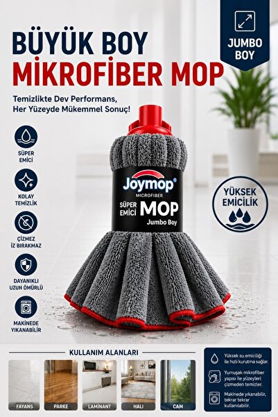 JOYMOP Süper Mop Emici Mikrofiber Yedek Havlu – Ultra Emici Temizlik Mop Bezi