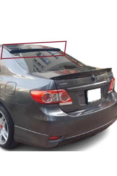 Corolla 2007-2012 İTHAL Cam Üstü Spoiler - Piano Black