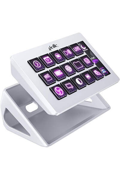 gelle Stream Deck Gelle, 15 taste macro LCD personalizabile, 3 ecrane lateral...