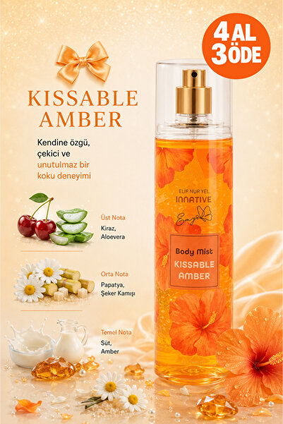 INNATIVE Elif Nur Yel Eny Body Mist Kissable Amber Vücut Spreyi 200ml