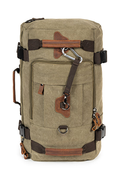 Necati Çanta 15.6 Laptop Compartment Canvas Fabric Mountaineering & Travel & ...