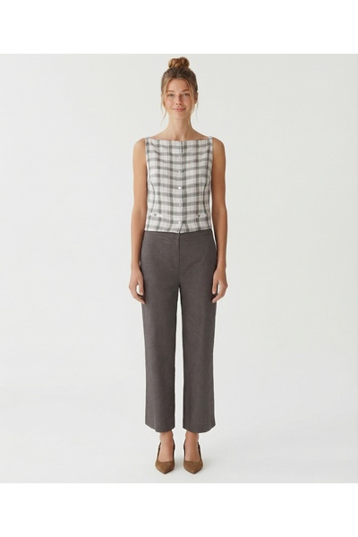 Yargıcı Straight Normal Waist Trousers