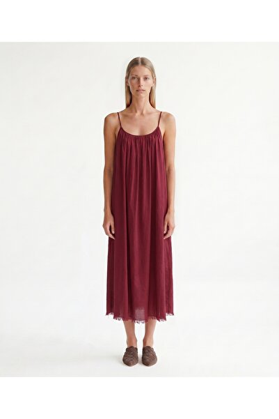 Yargıcı Loose Crew Neck Sleeveless Dress