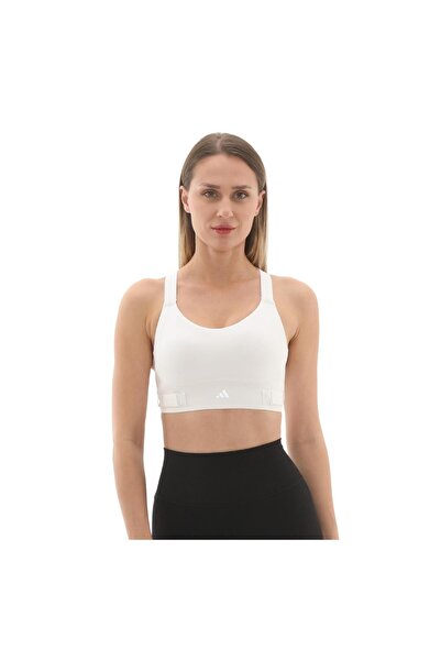 adidas حمالة صدر IM7706-K Fastım L Hs للنساء B &amp; يومستيير أبيض