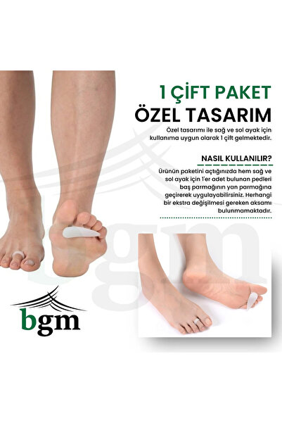 bgm Çekiç Parmak Yastığı Silikon Rahatsızlığı Pedi