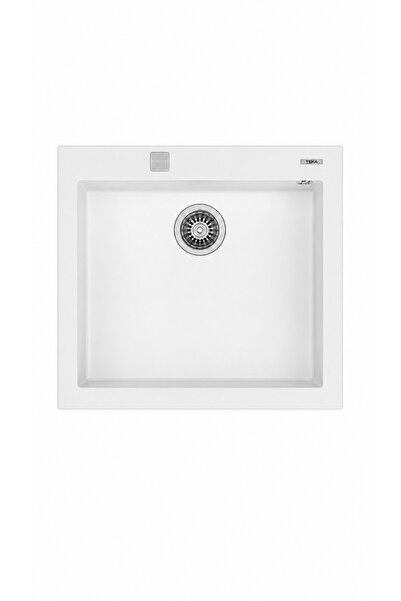 Teka SQUARE 50.40 TEZGAH ALTI BEYAZ GRANİT EVYE