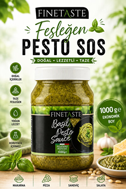 Fine Taste Fesleğen Pesto Sos 1000 Gr