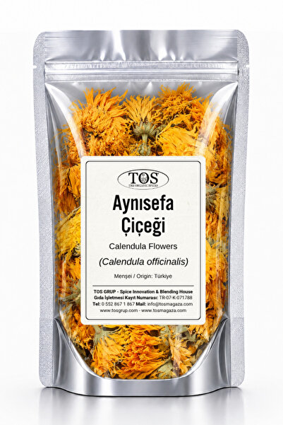 TOS The Organic Spices Aynısefa Çiçeği 100 gr Calendula (1. KALİTE) Calendula...