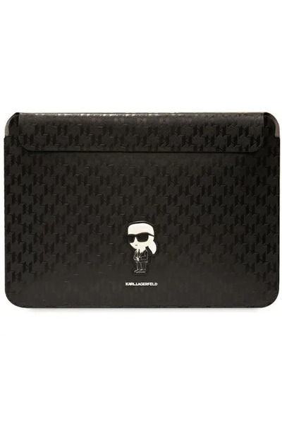 Karl Lagerfeld Sleeve KLCS16SAKHPKK 16" case - black Saffiano Monogram I...