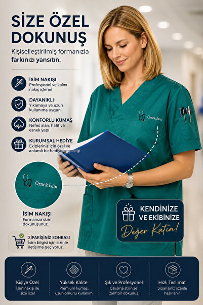 mirach Personalized Name Written Gift for Doctors Doctor Scrubs Technician Me...