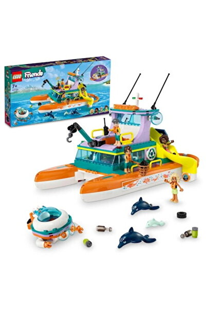 LEGO Friends - Barca de salvare pe mare 41734, 717 piese