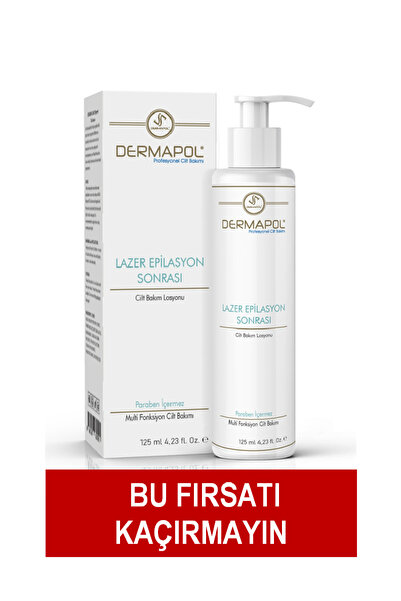 Dermapol Lazer Epilasyon Ve Ağda Sonrası Nemlendirici Cilt Bakım Losyonu 125 Ml,