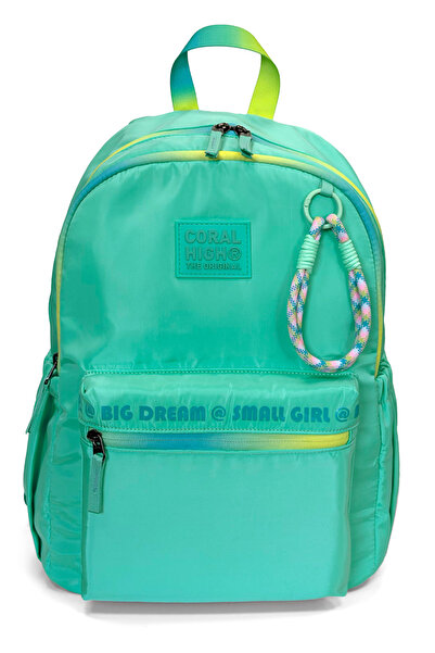 Coral High Water Green School Backpack 24426