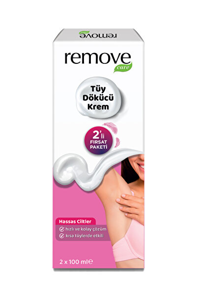 remove Tüy Dökücü Krem 100 Ml X 2 Hassas Ciltler