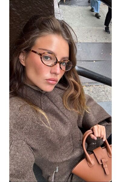 MissBella Eyewear - MİZU Mavi Işık Korumalı Leopar Desenli Gözlük