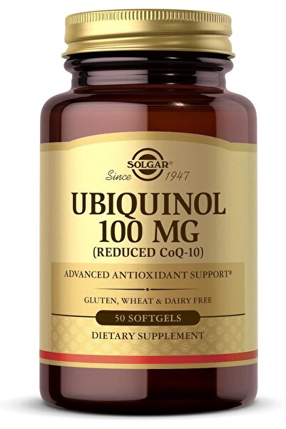 Solgar Ubiquinol Reduced Coq10, 100 mg, 50 Softgels, Heart Health, Brain Heal...