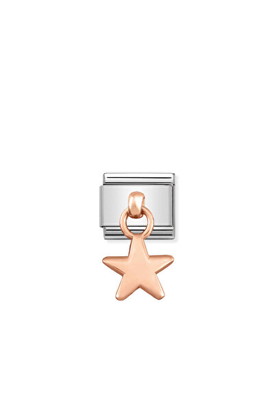 NOMİNATİON Classic Composable Charms - Stainless Steel and 9k Rose Gold (05_s...