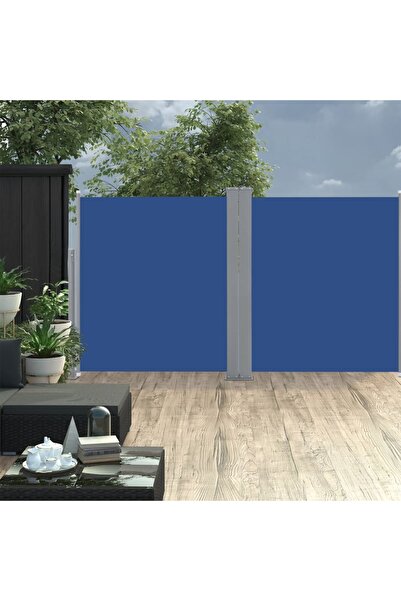 Concept Copertină laterală retractabilă, albastru, 160 x 600 cm