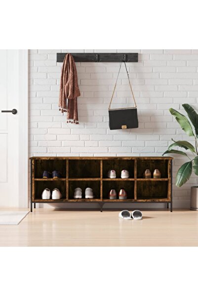 Concept Pantofar, gri sonoma, 131x35x50 cm, lemn compozit