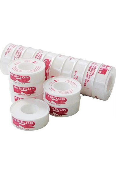 Resitape (RESİFLON) RESİTAPE TEFLON BANT 12 MM 12 MT (1PK 10 ADET)