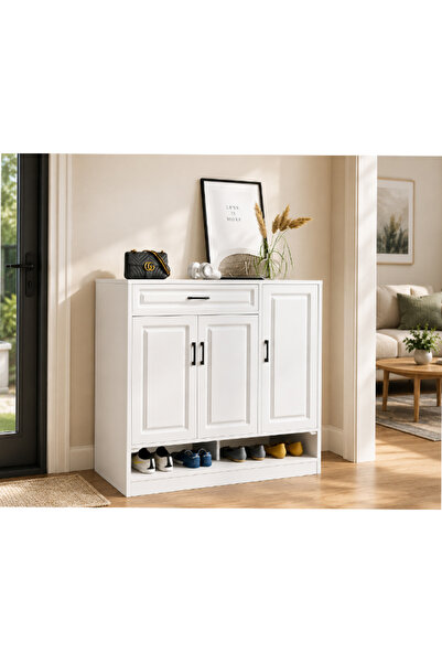 KEKE Luxury Multifunctional Entryway Shoe Cabinet & Drawer Storage 90 CM